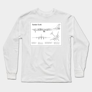 Tupolev Tu-95 Bear Bomber - BD Long Sleeve T-Shirt